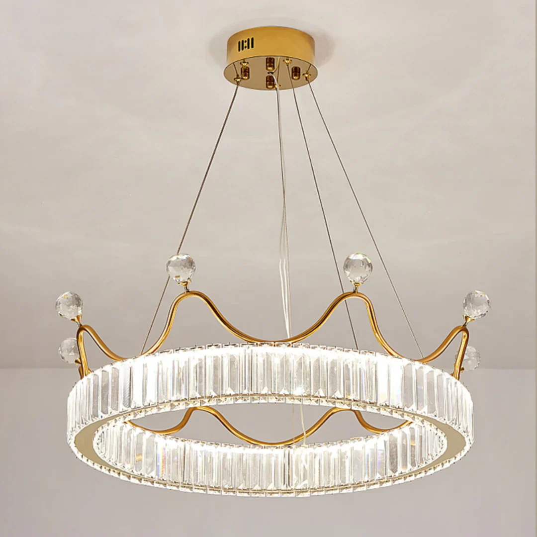 Crown Crystal Round Crystal Chandelier - Image 23