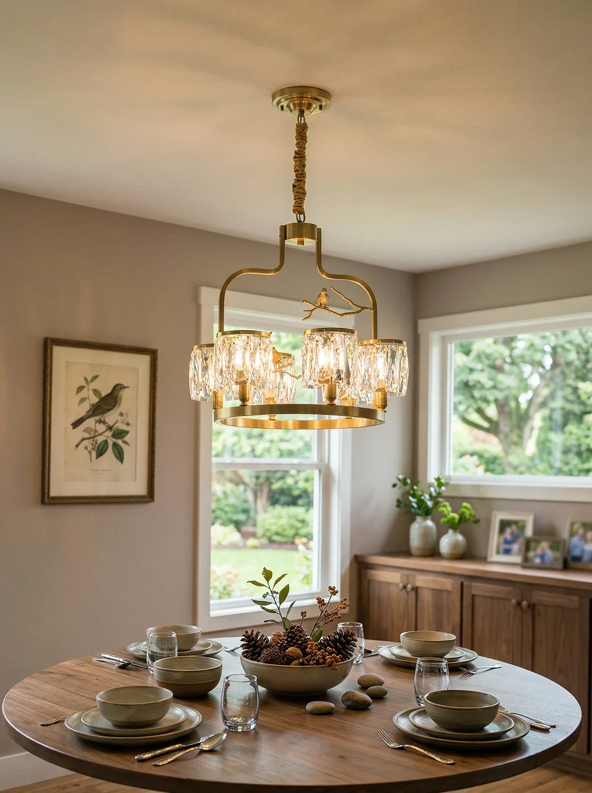 Crystal Bird Chandelier - Image 2