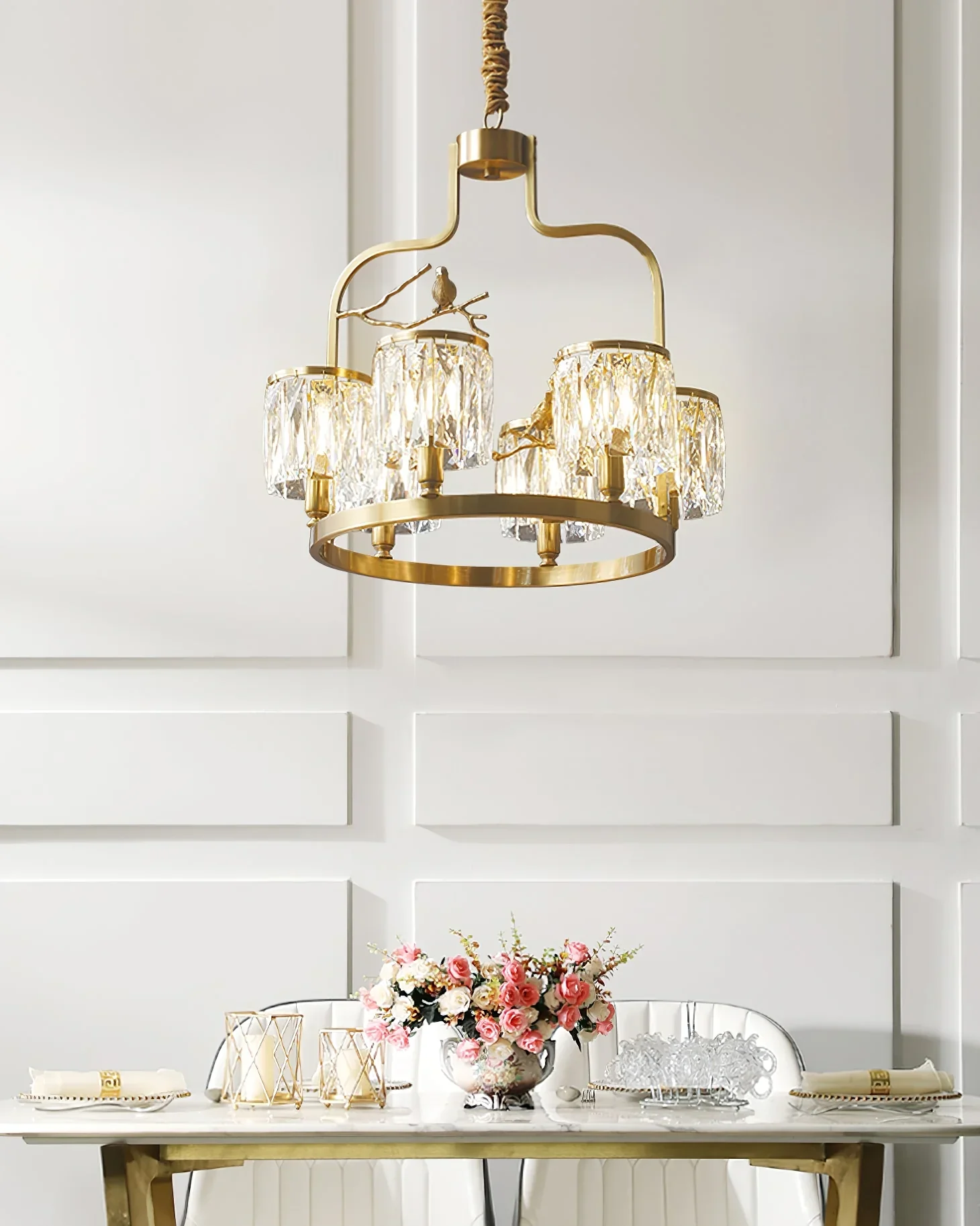 Crystal Bird Chandelier - Image 8