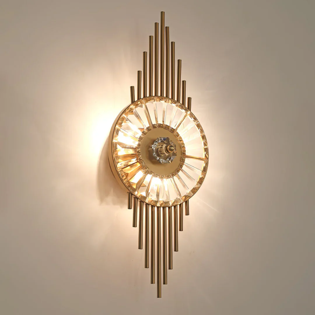 Crystal Gear Gold Wall Light - Image 10