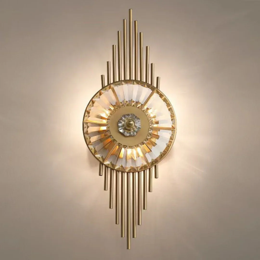 Crystal Gear Gold Wall Light - Image 11