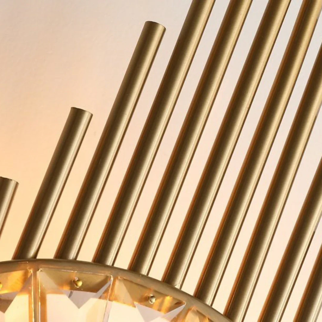 Crystal Gear Gold Wall Light - Image 12