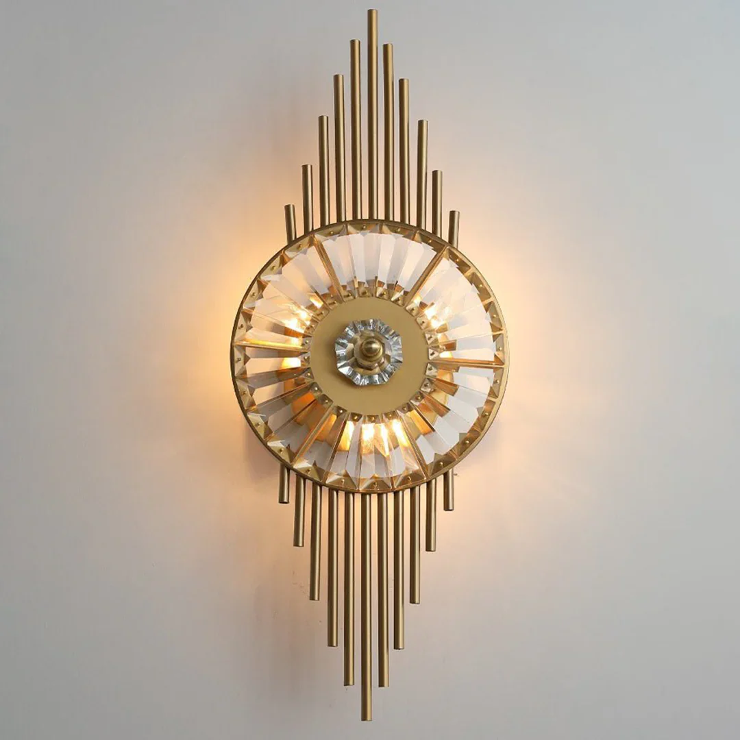 Crystal Gear Gold Wall Light - Image 13