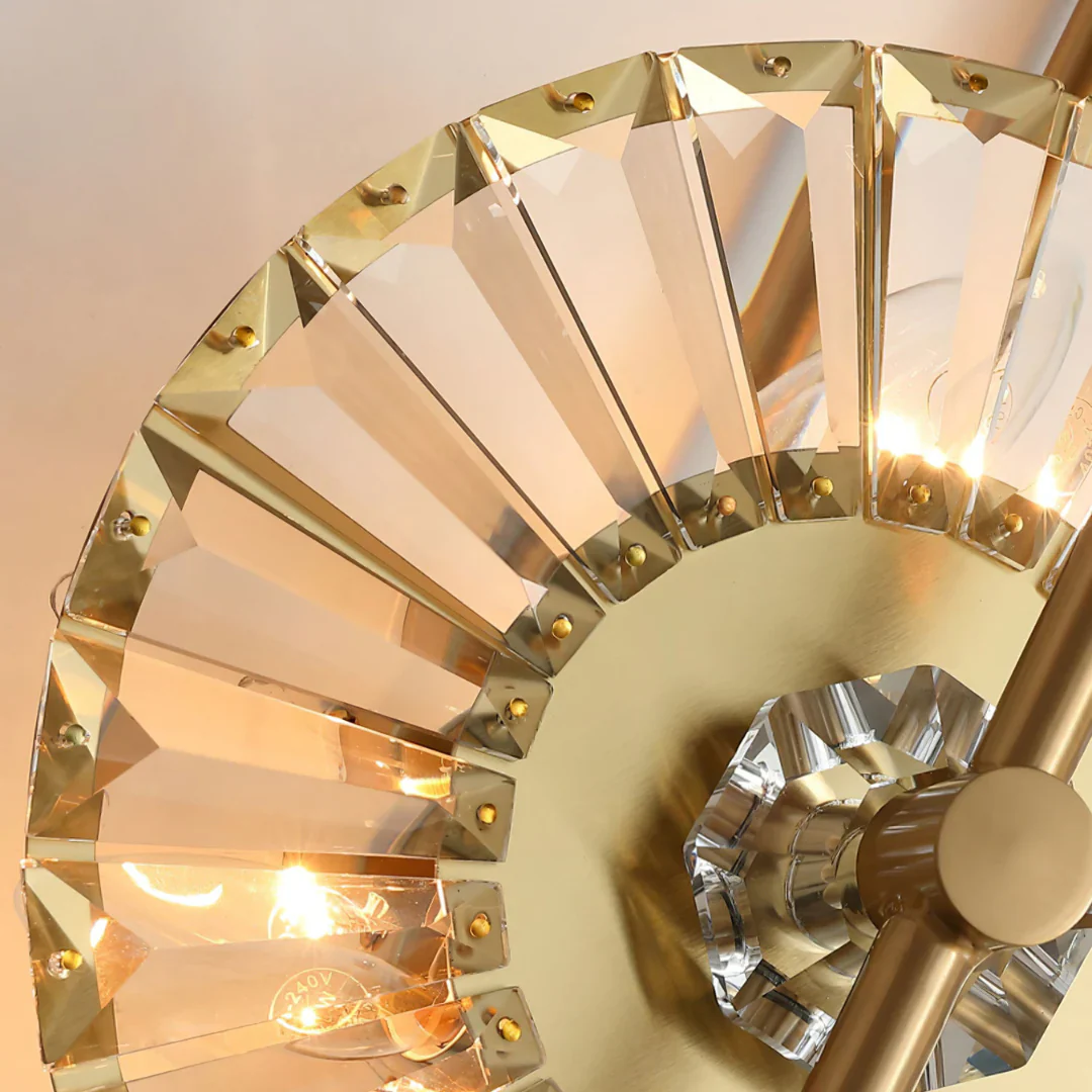 Crystal Gear Gold Wall Light - Image 14