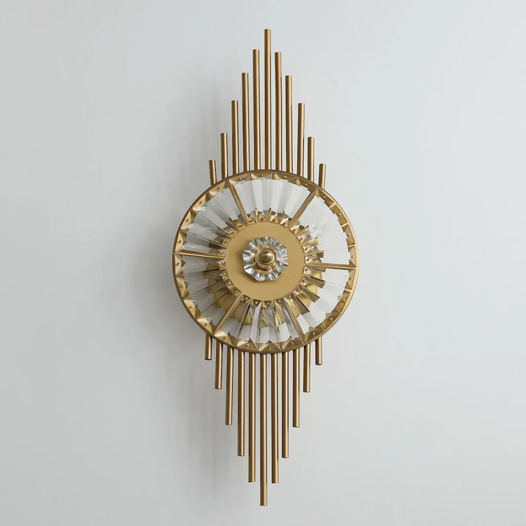Crystal Gear Gold Wall Light - Image 15