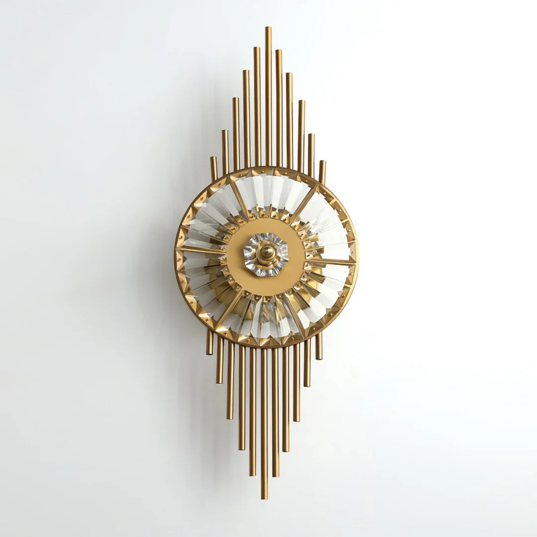 Crystal Gear Gold Wall Light - Image 16