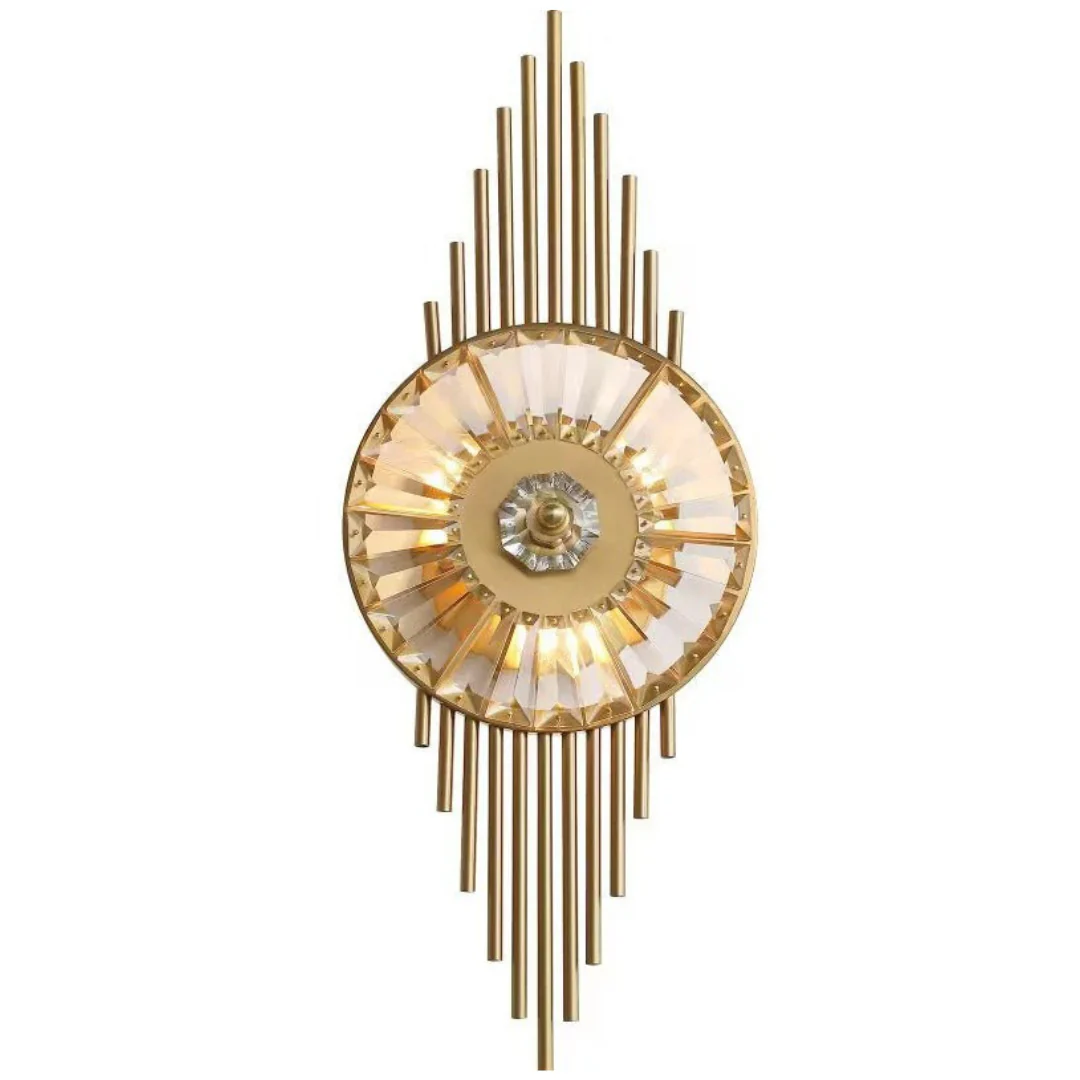 Crystal Gear Gold Wall Light - Image 17
