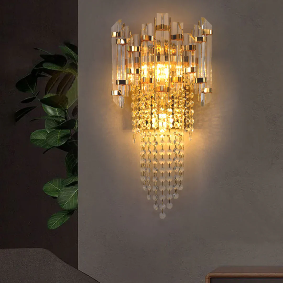Crystal Tiered Luxury Wall Lamp - Image 10
