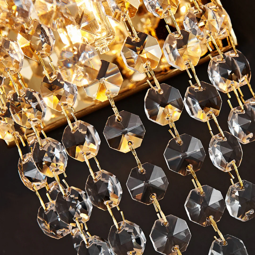 Crystal Tiered Luxury Wall Lamp - Image 15