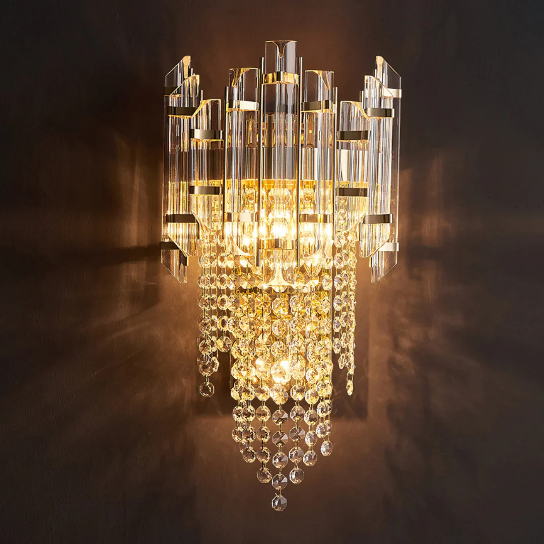 Crystal Tiered Luxury Wall Lamp - Image 16