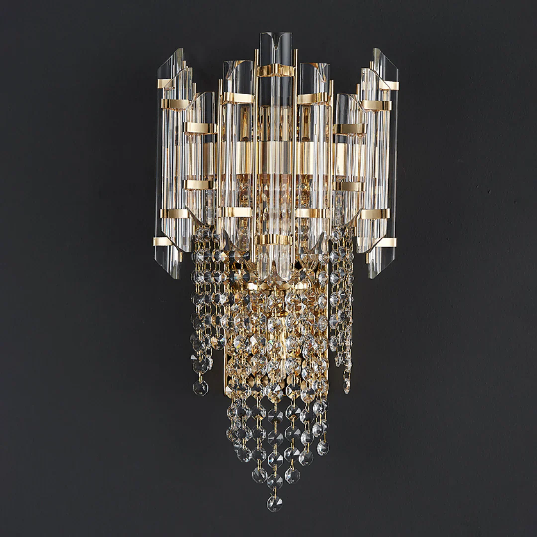 Crystal Tiered Luxury Wall Lamp - Image 17