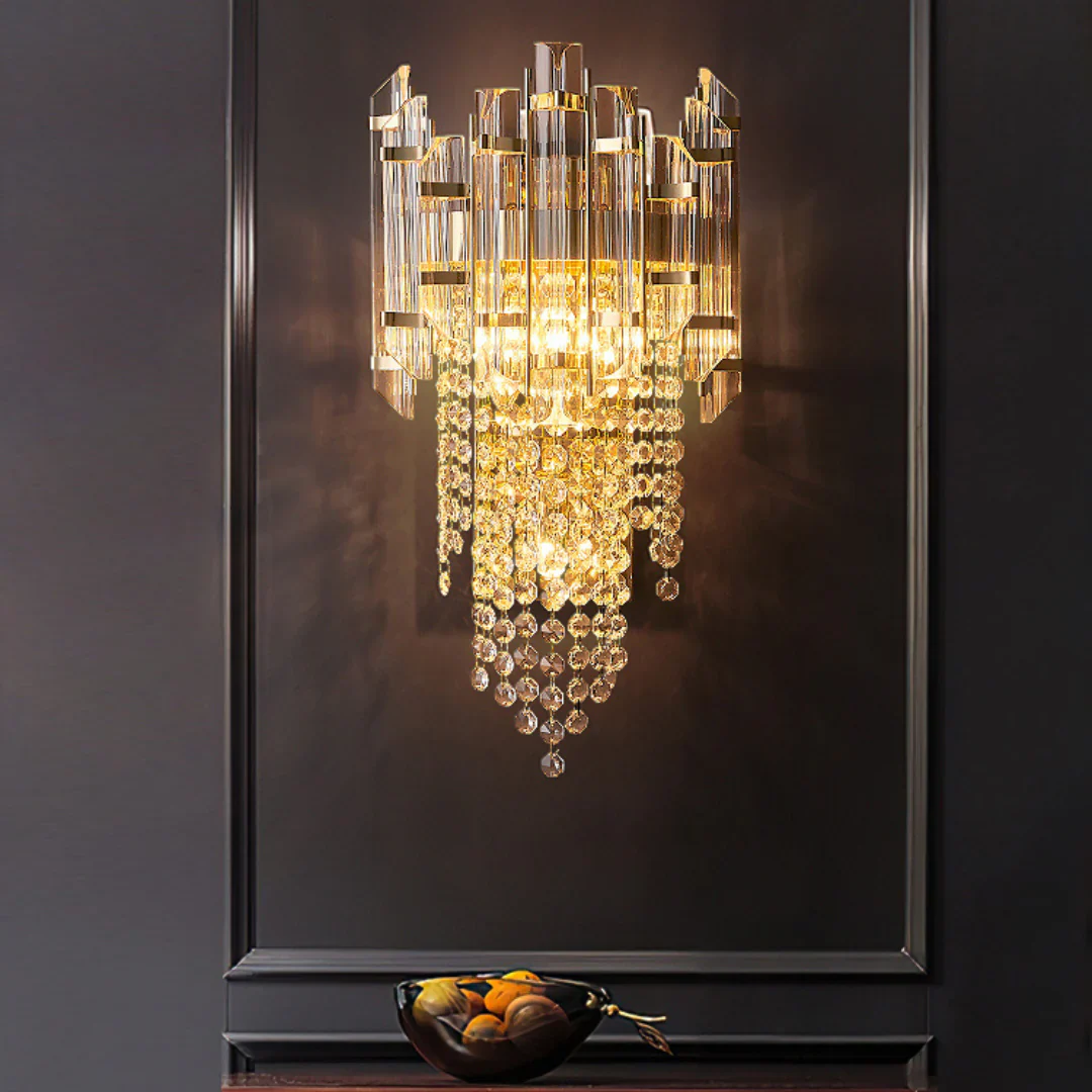 Crystal Tiered Luxury Wall Lamp - Image 5