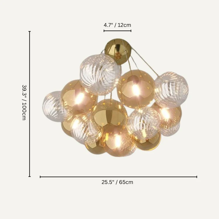 Cuneiform Indoor Chandelier - Image 8