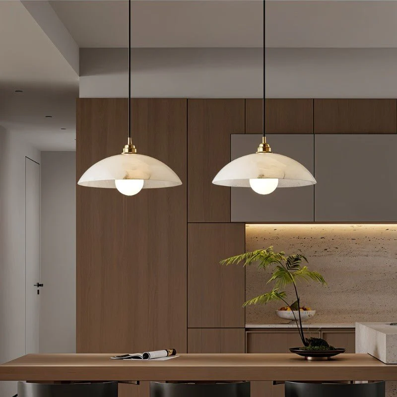 Cupola Alabaster Pendant Light - Image 6