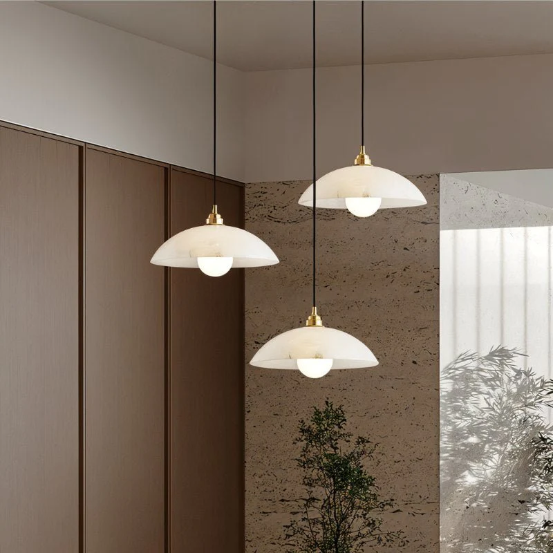 Cupola Alabaster Pendant Light - Image 8