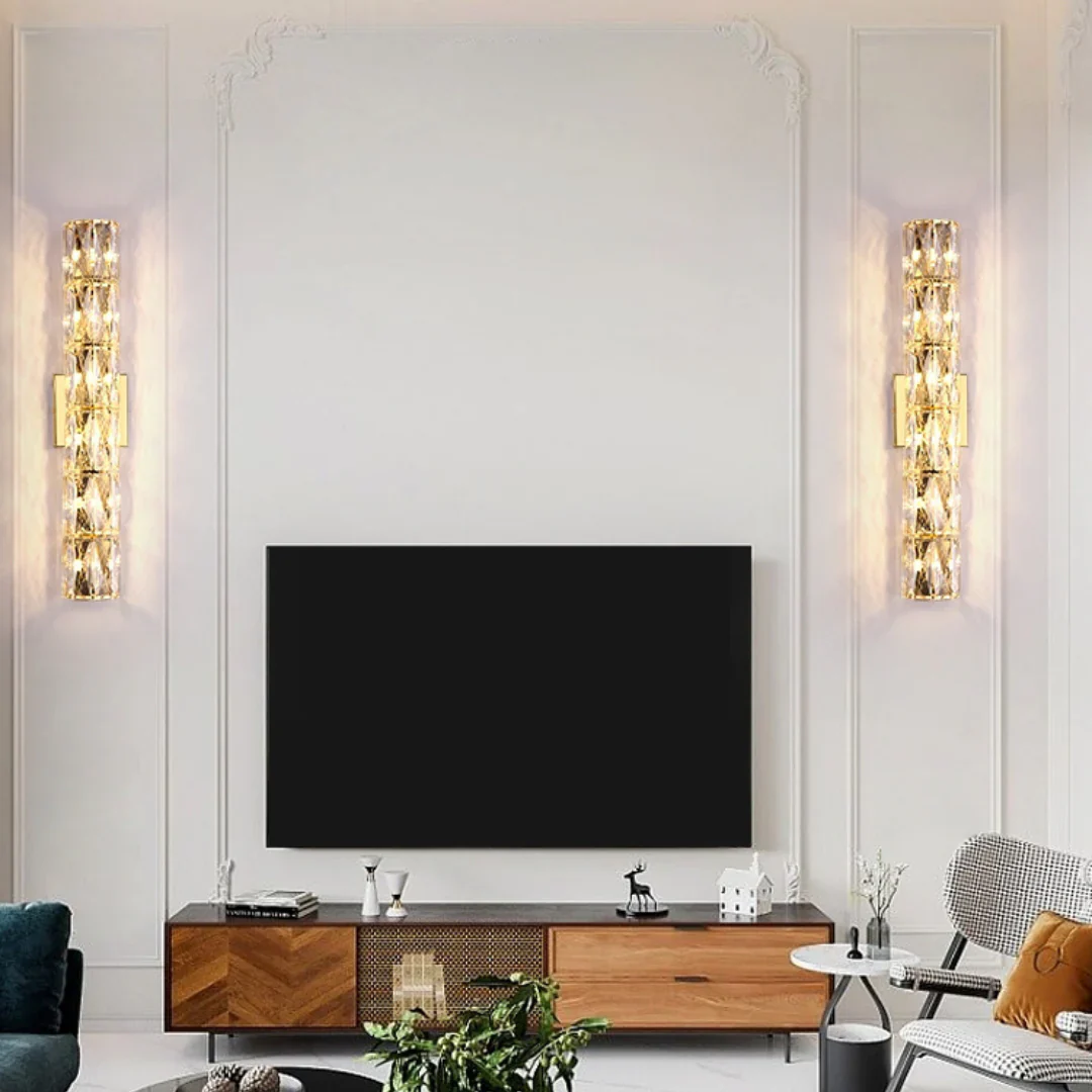 Cylindrical Crystal Wall Lamp - Image 8