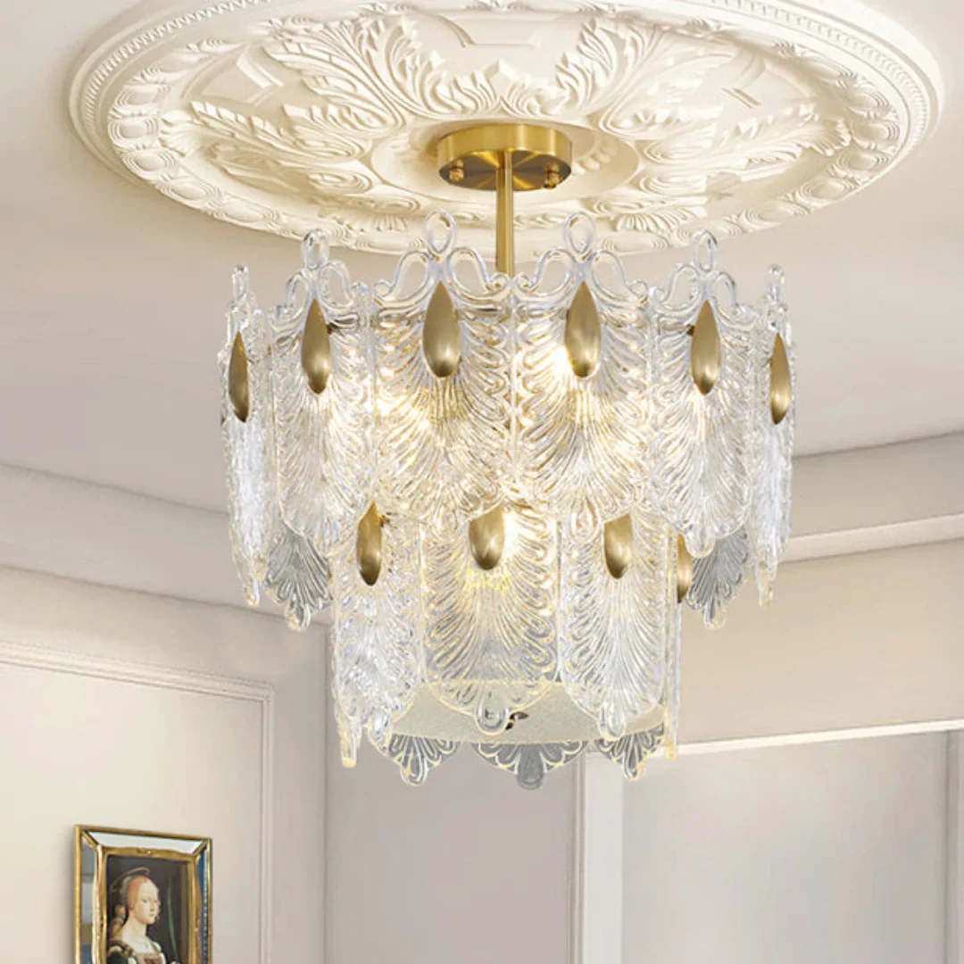 Decazes Texture Glass Chandelier - Image 11