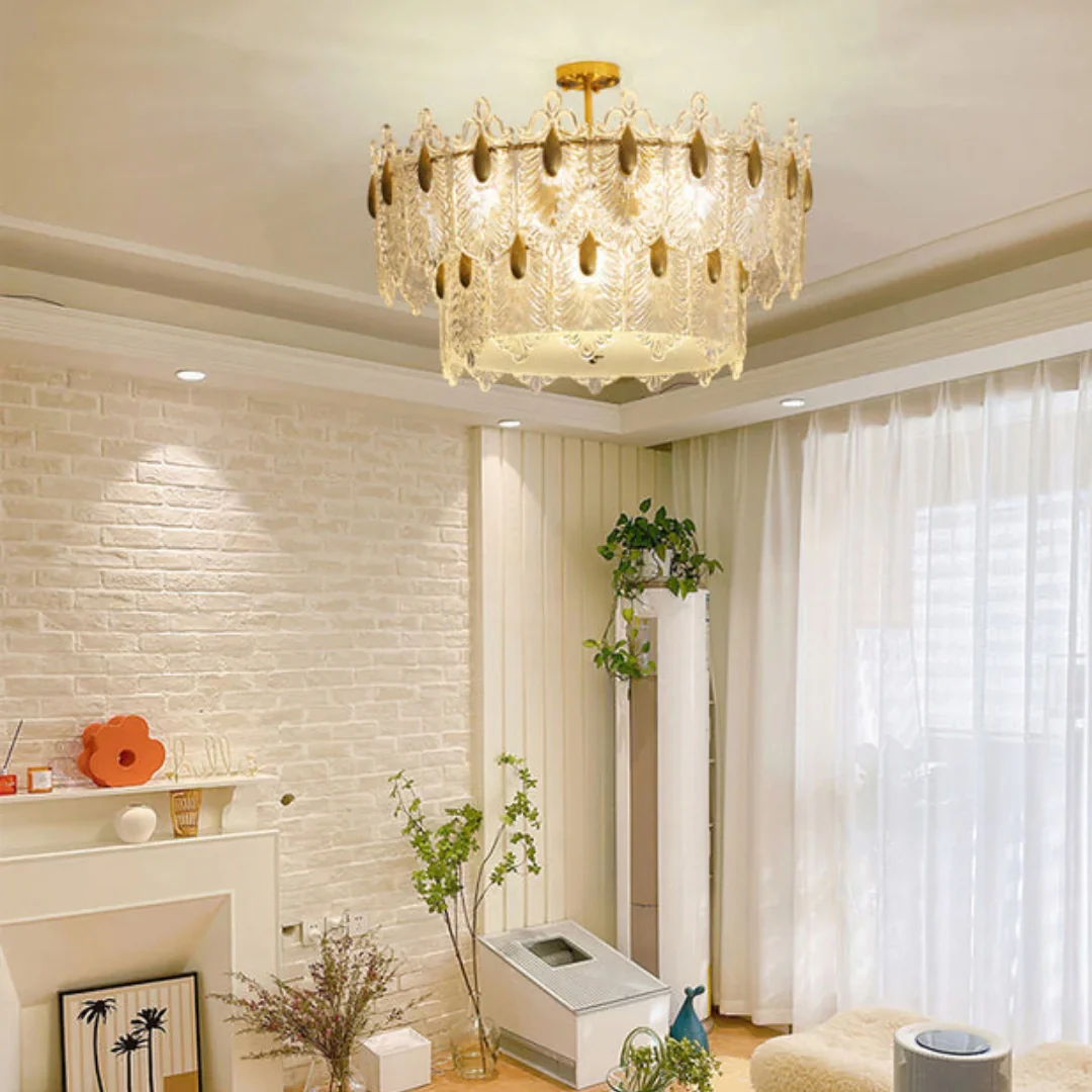 Decazes Texture Glass Chandelier - Image 13