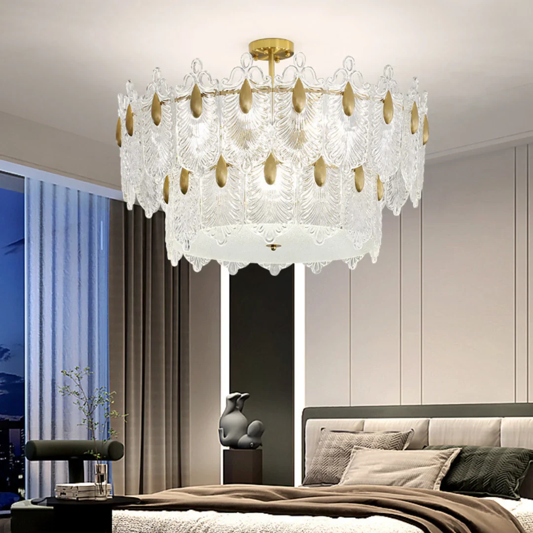 Decazes Texture Glass Chandelier - Image 15