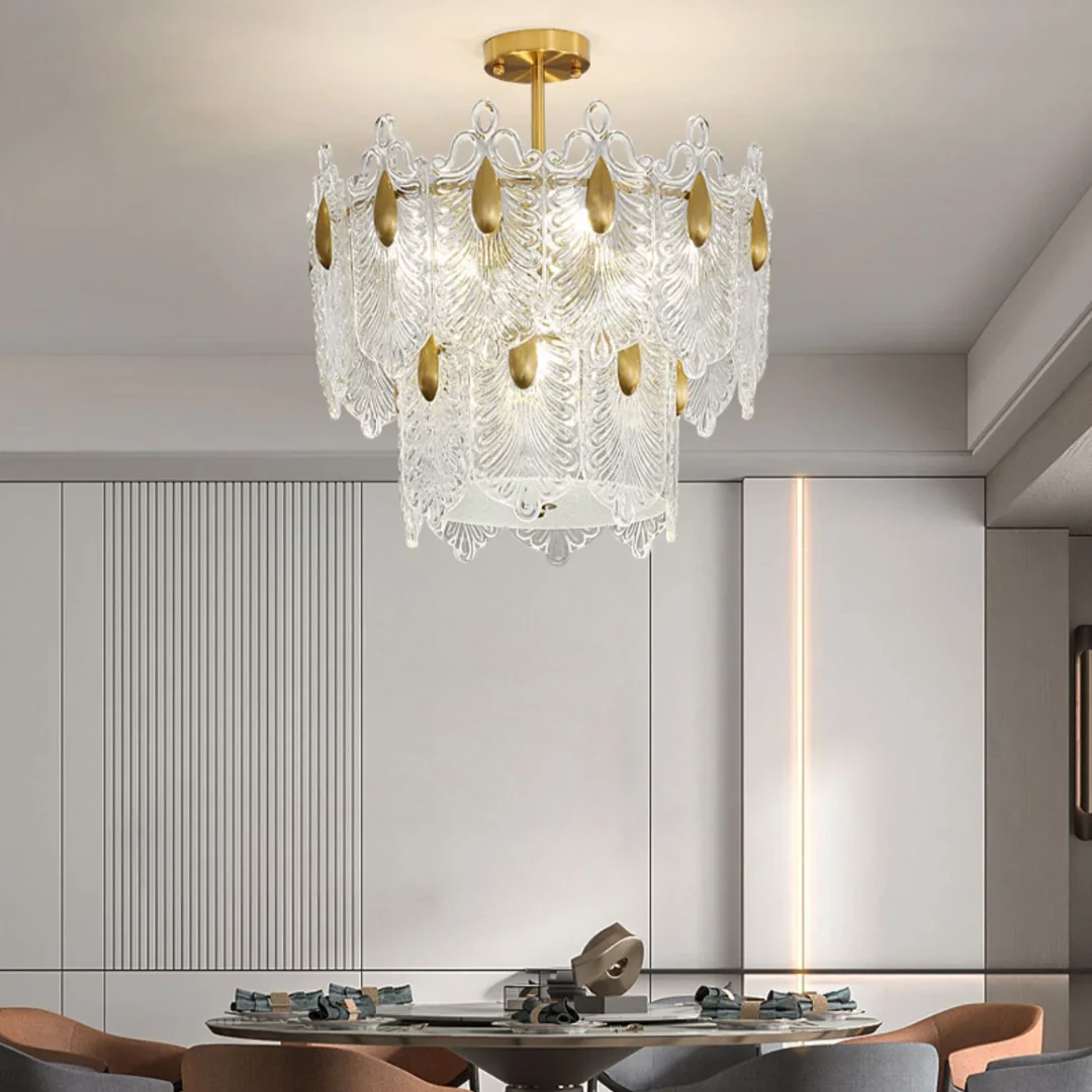 Decazes Texture Glass Chandelier - Image 5