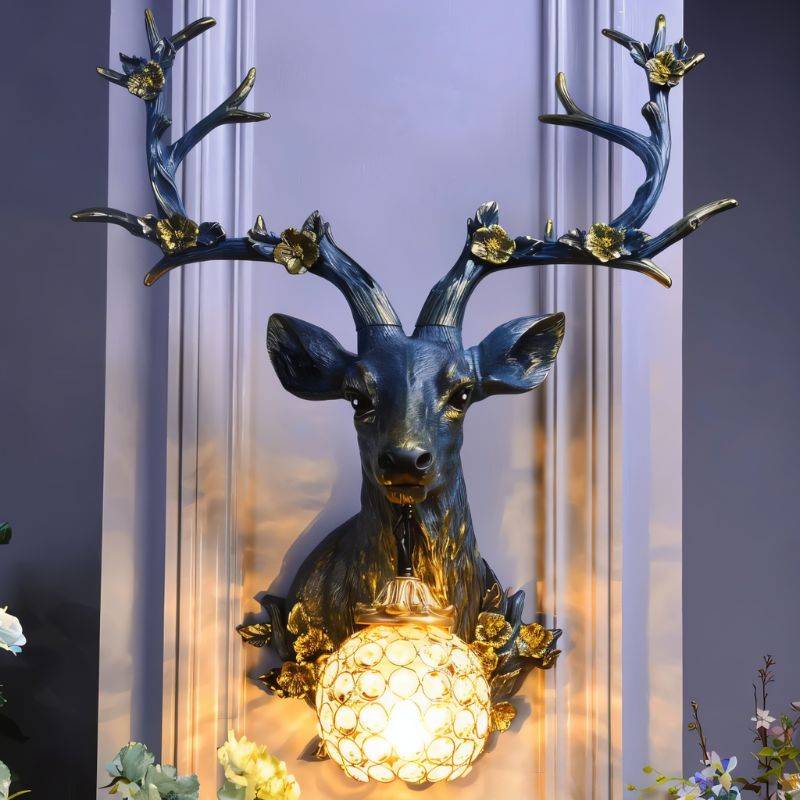 Deer Head Wall Lamp - Image 2