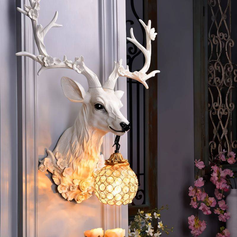 Deer Head Wall Lamp - Image 4