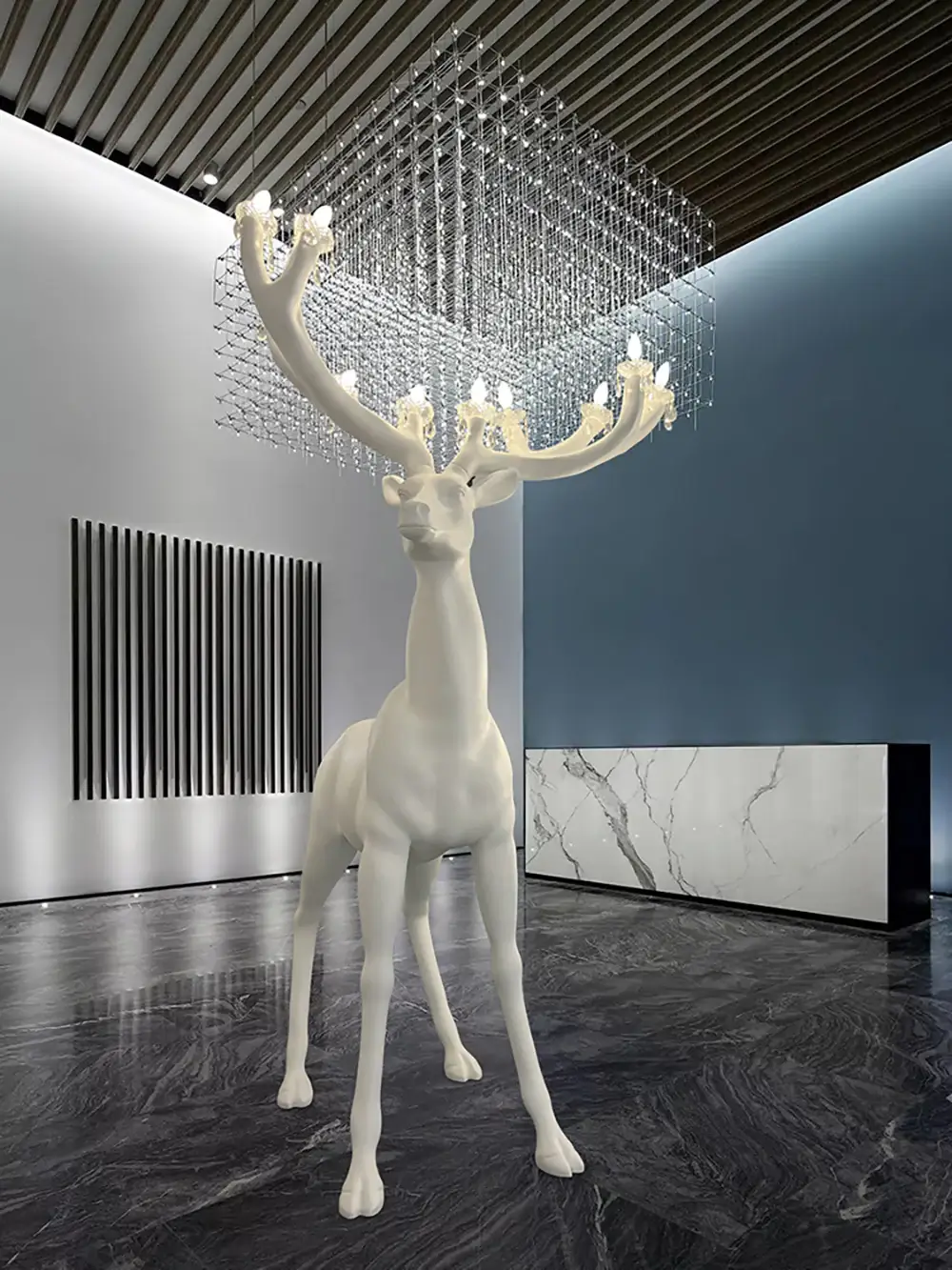 Deer Sculpture Floor Lamp - Image 14
