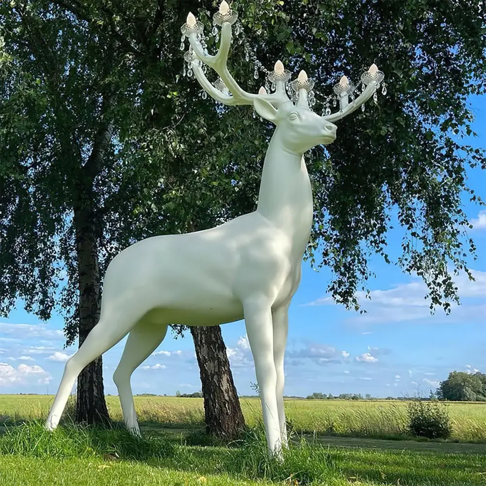 Deer Sculpture Floor Lamp - Image 5