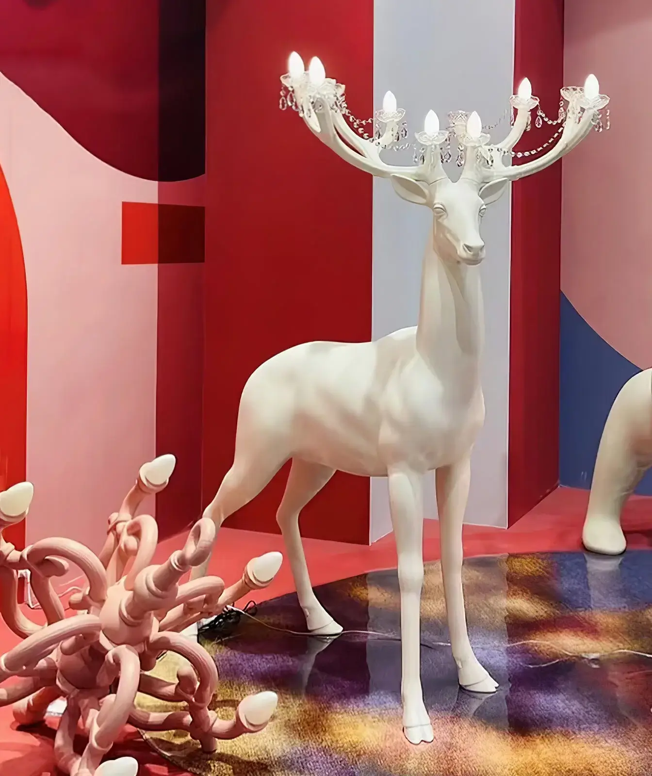 Deer Sculpture Floor Lamp - Image 6