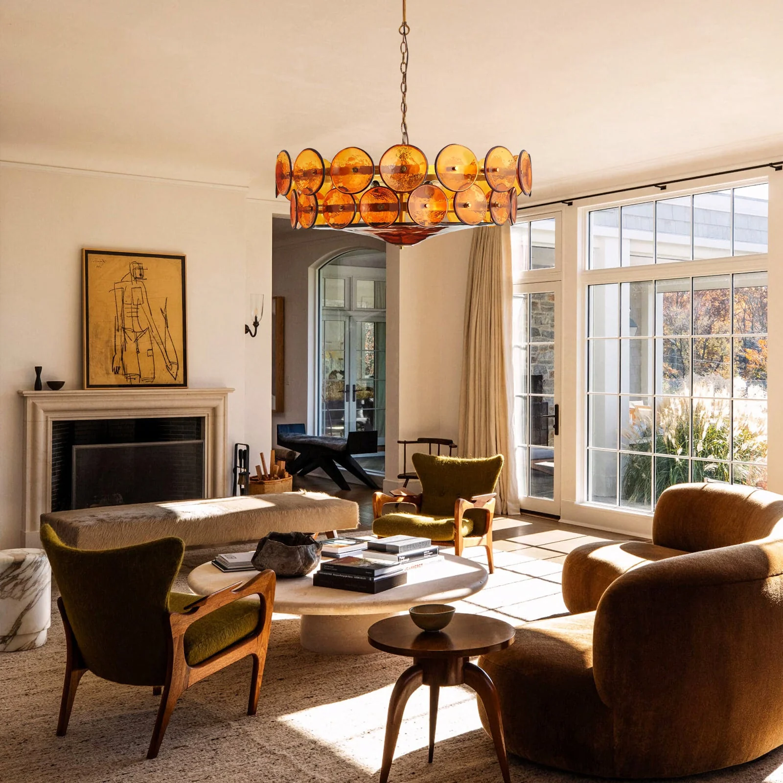 Disc Murano Chandelier - Image 2