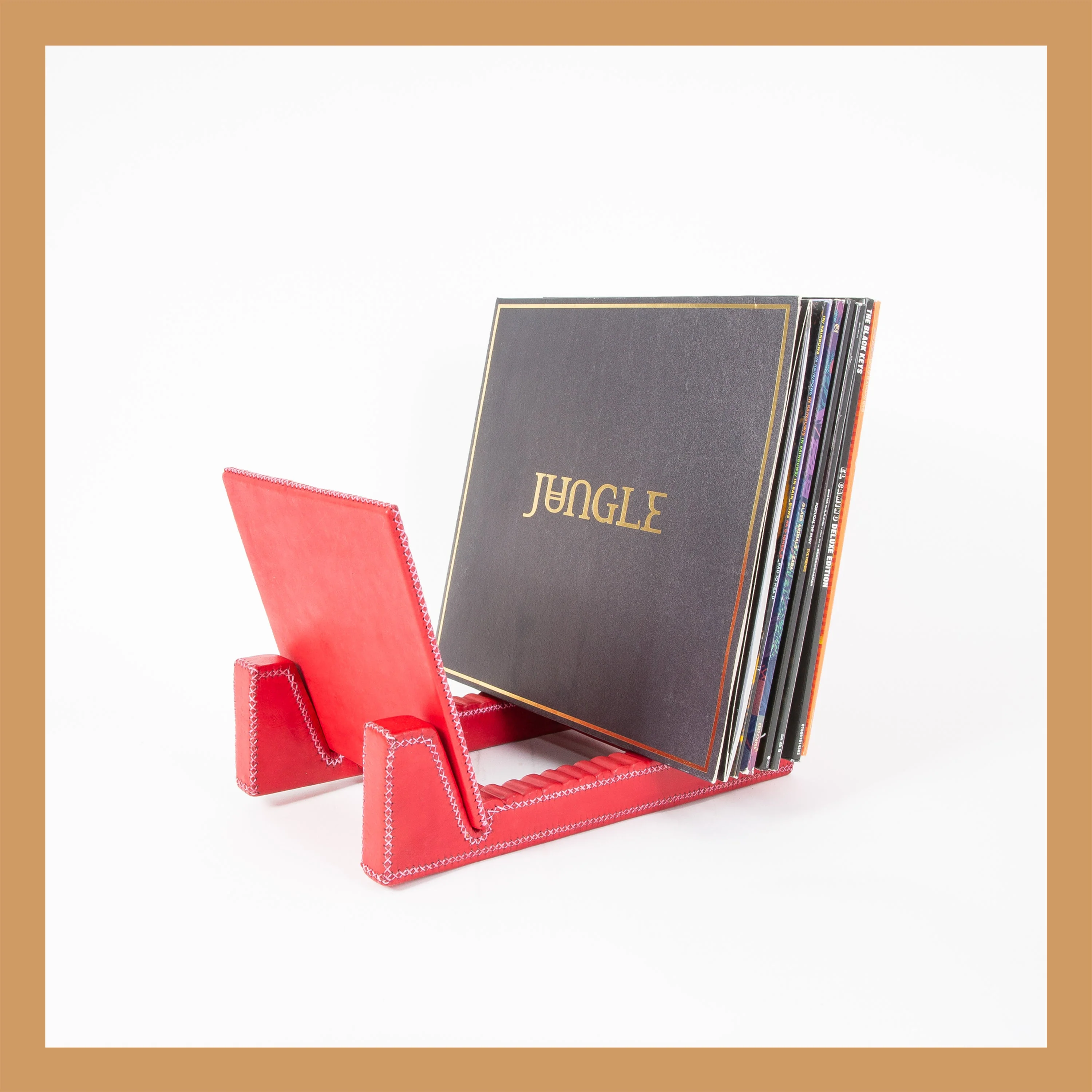 Disco | Leather Record Stand - Image 4