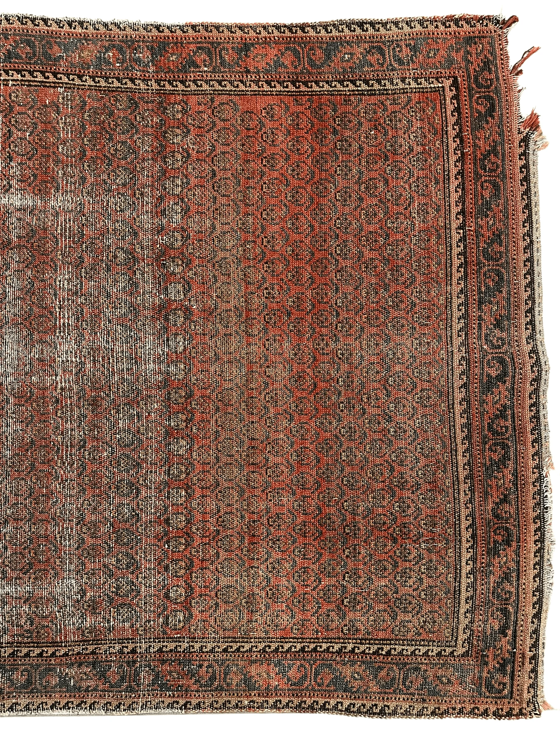 Distressed Persian Paisley Rug 3’8” x 5’2” - Image 3