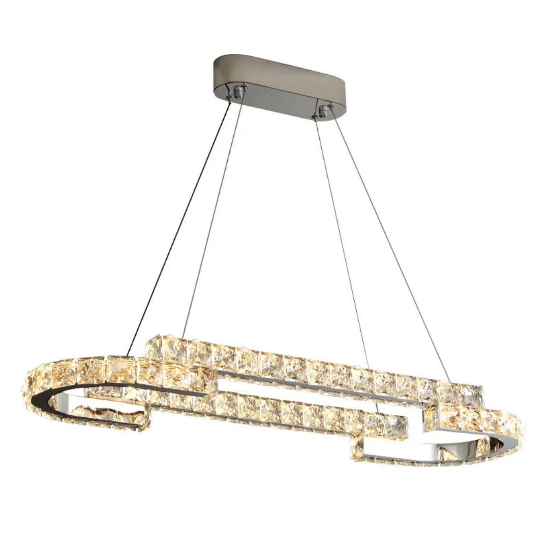 Double Ring Crystal Chandelier - Image 32