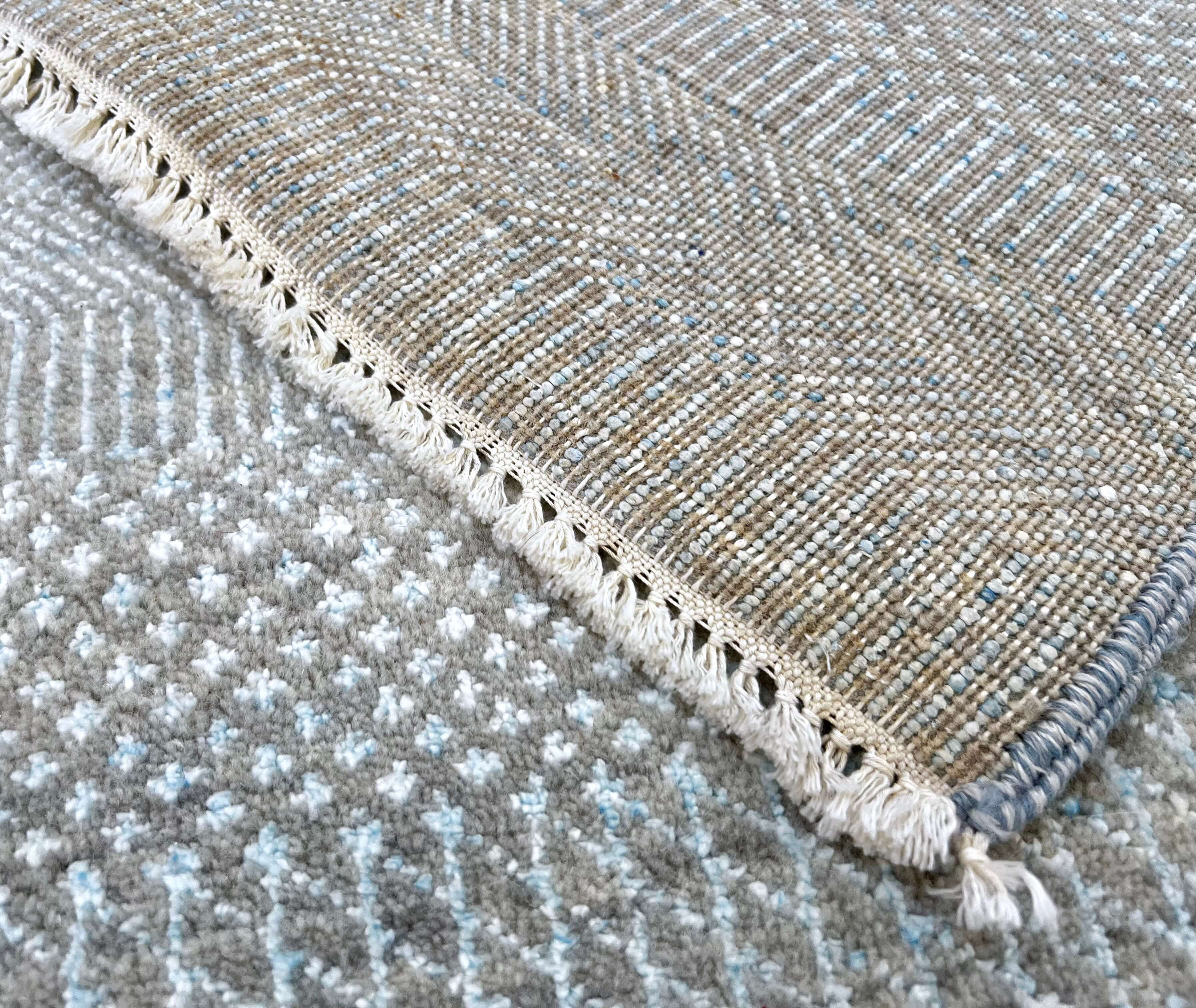 Durva/Grass Design (9'01"x12'02") lt.blue/gray - Image 12
