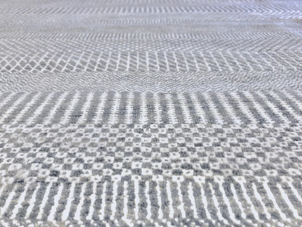 Durva - Grass Design (9'11"x14'00") gray/silver - Image 10