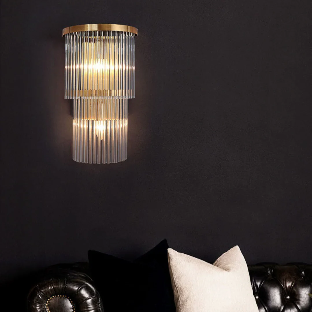 East Antique Brass Finish Wall Lamp - Image 12