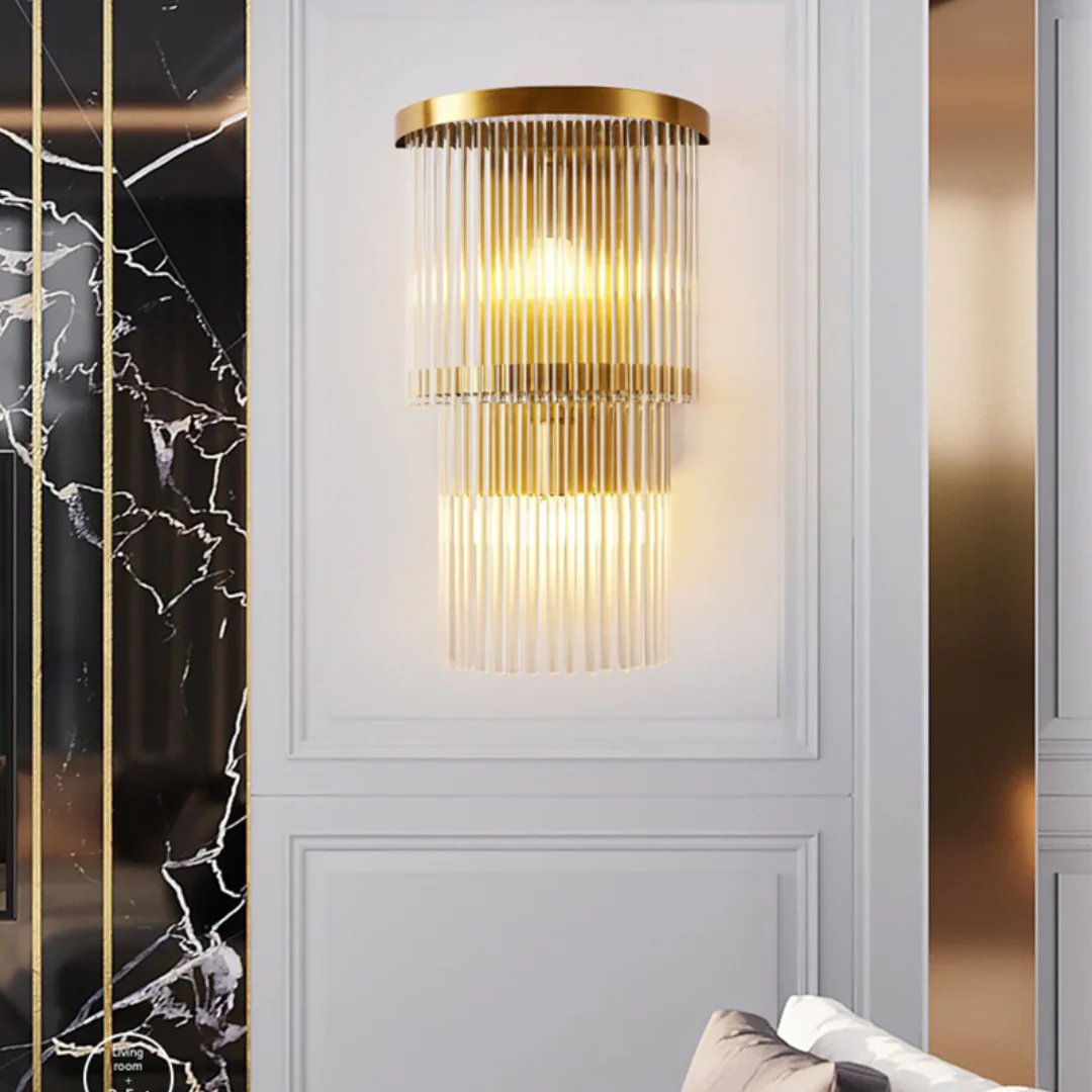 East Antique Brass Finish Wall Lamp - Image 4