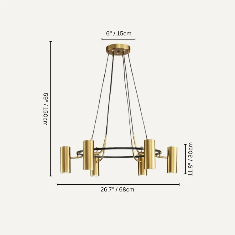 Ecliptis Round Chandelier - Image 8