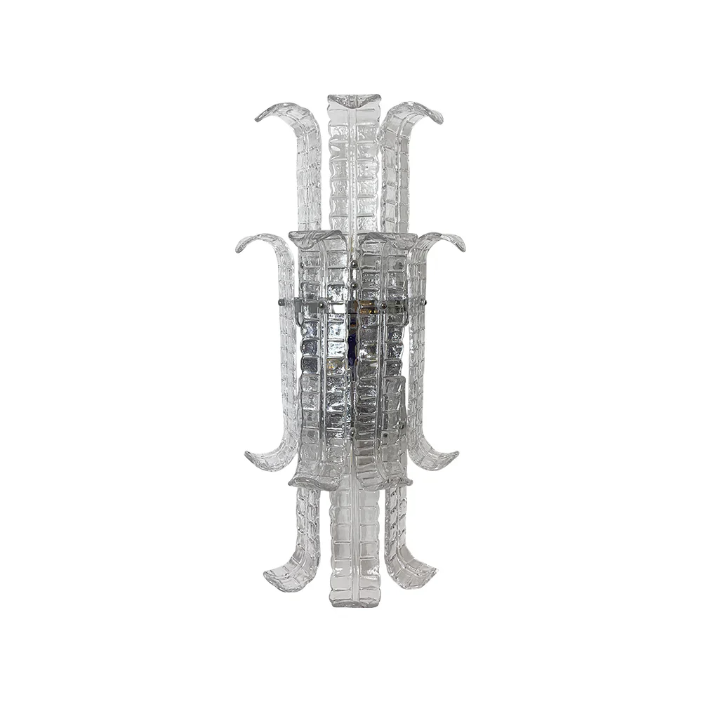 Elegant Murano Leaf Shape Glass Wall Sconce - Image 19