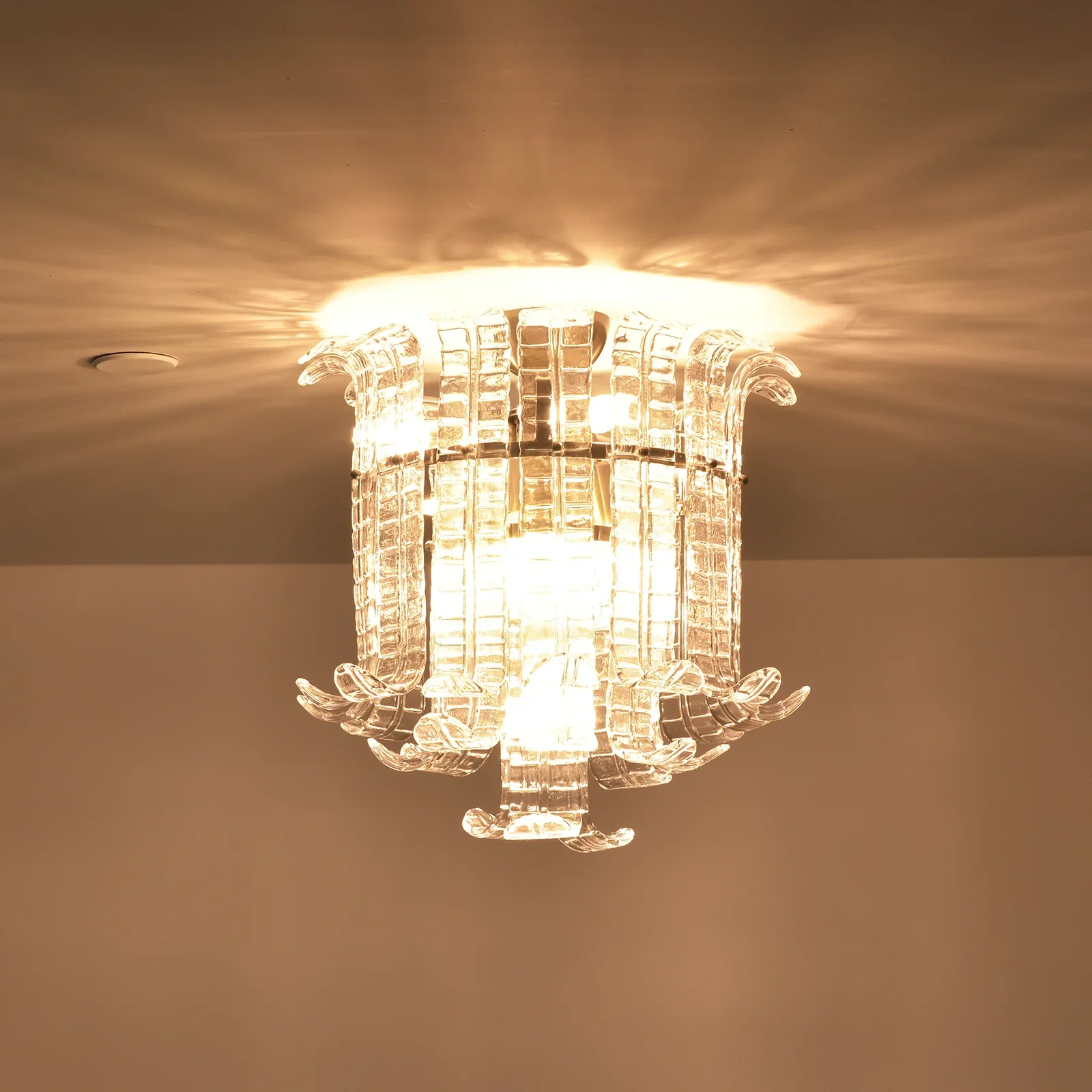 Elegant Murano Leaf Shaped Ceiling Lamp - Image 27