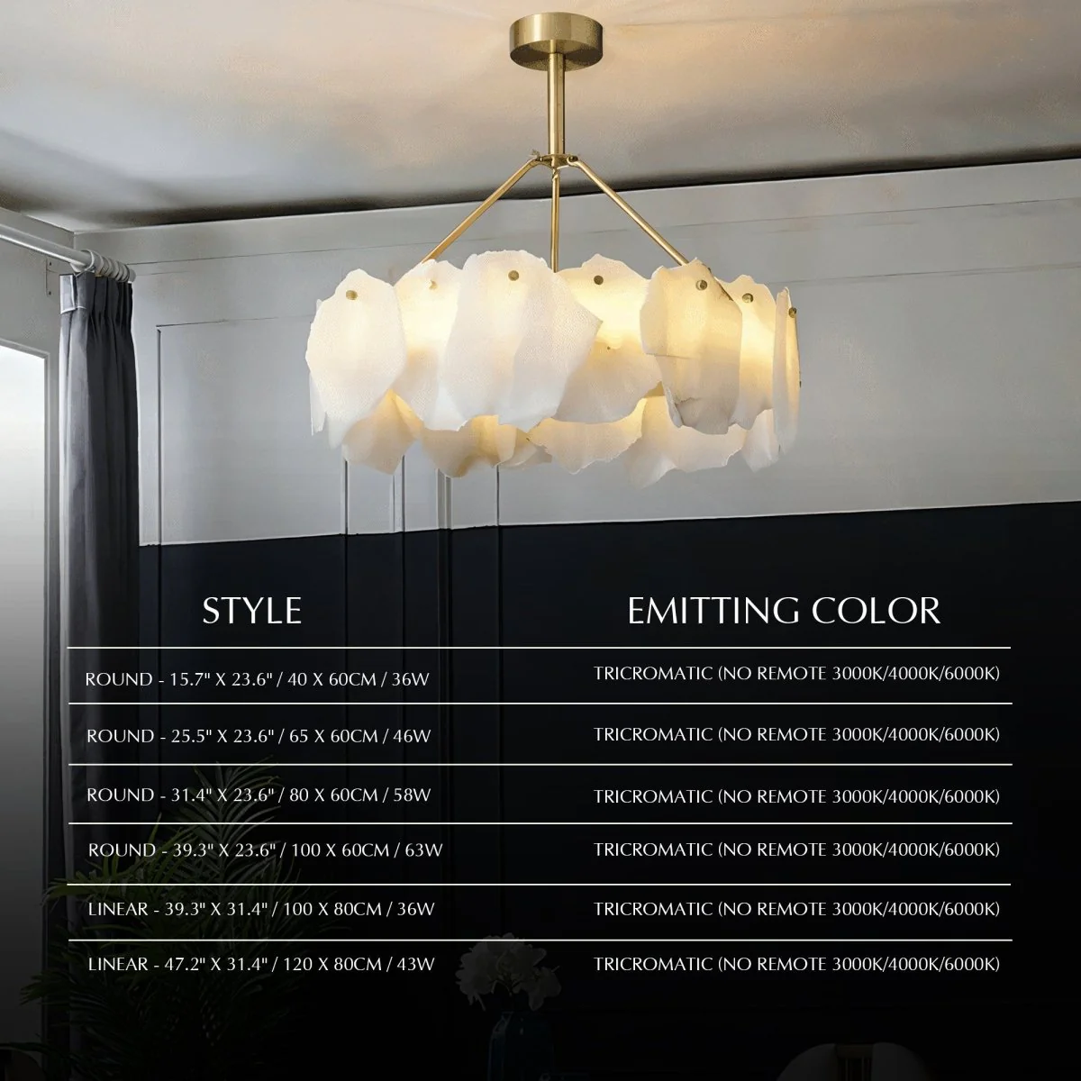 Elora Alabaster Chandelier - Image 19