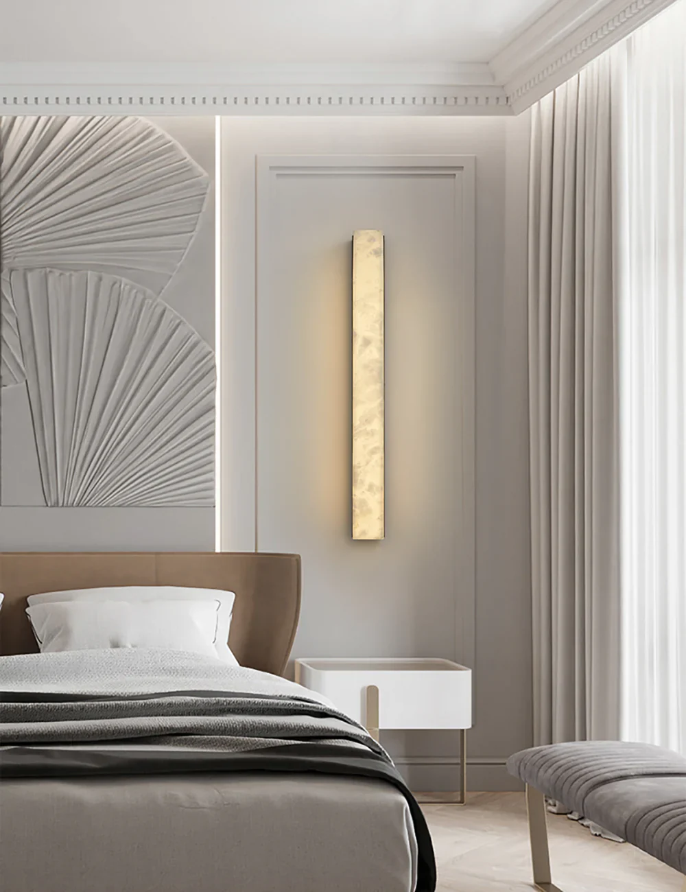 Emerson Alabaster Indoor Wall Lamp - Image 8