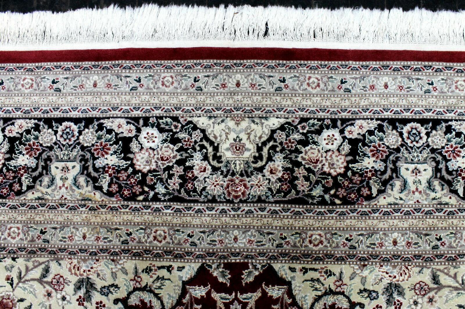 Exquisite Mint Hand-Knotted Peshawar Oriental Wool Rug – 9' x 12' - Image 12