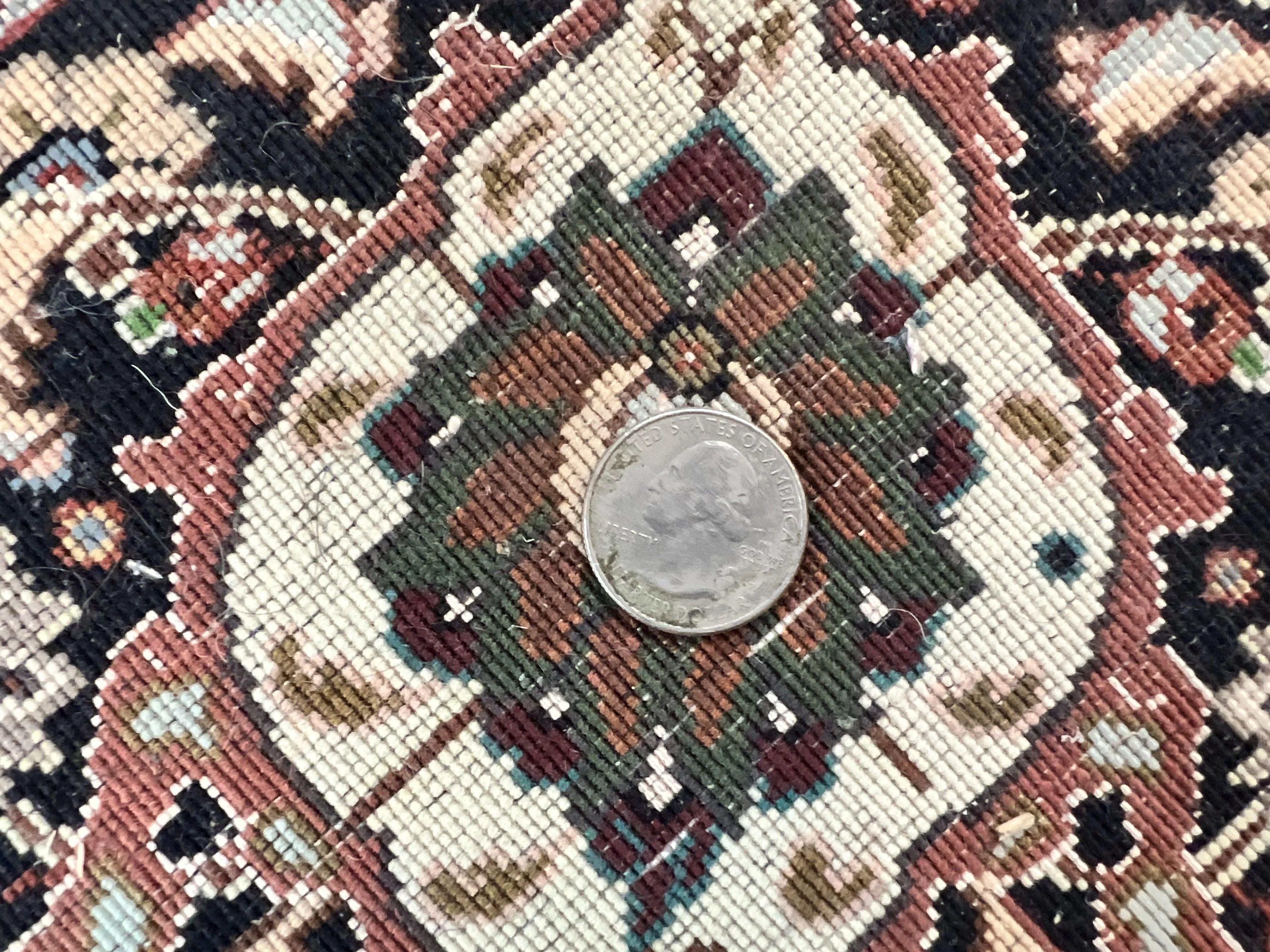 Exquisite Persian Tabriz Rug - 10x13, 400 KPSI, Herati Pattern - Image 10