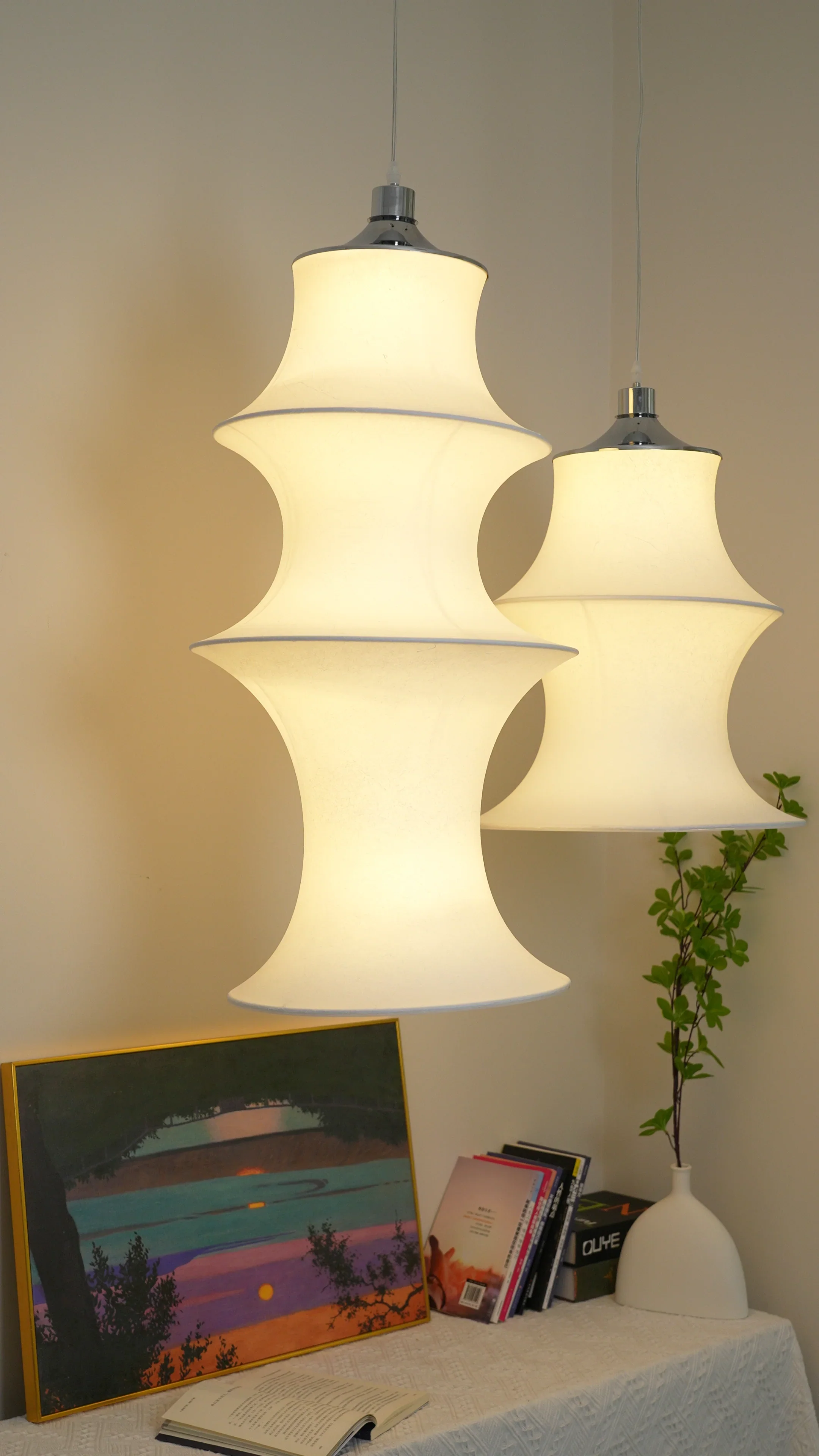 Fabric Long Strip Pendant light - Image 5