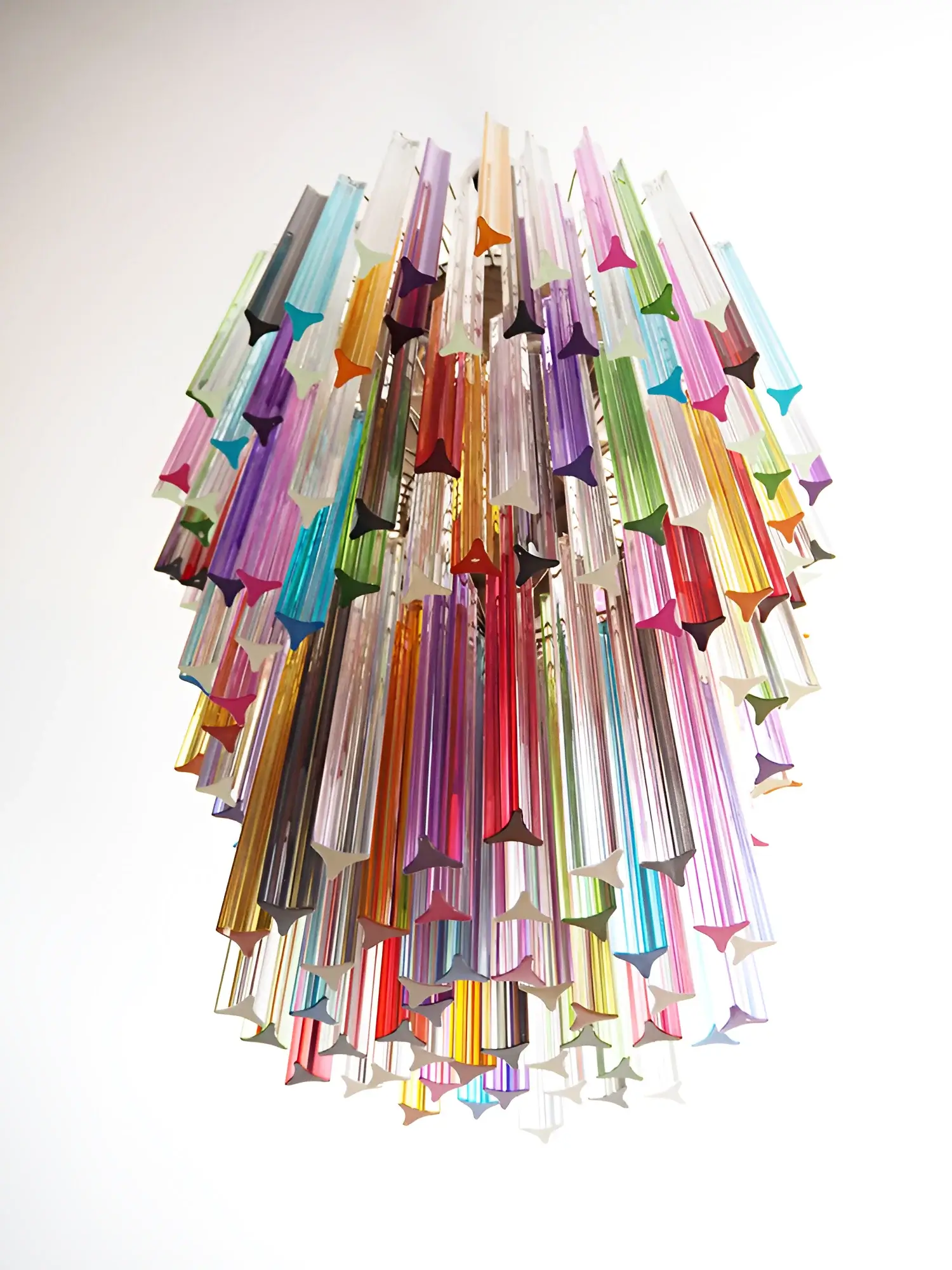 Fantastic Murano Prisms Multicolor Chandelier - Image 13