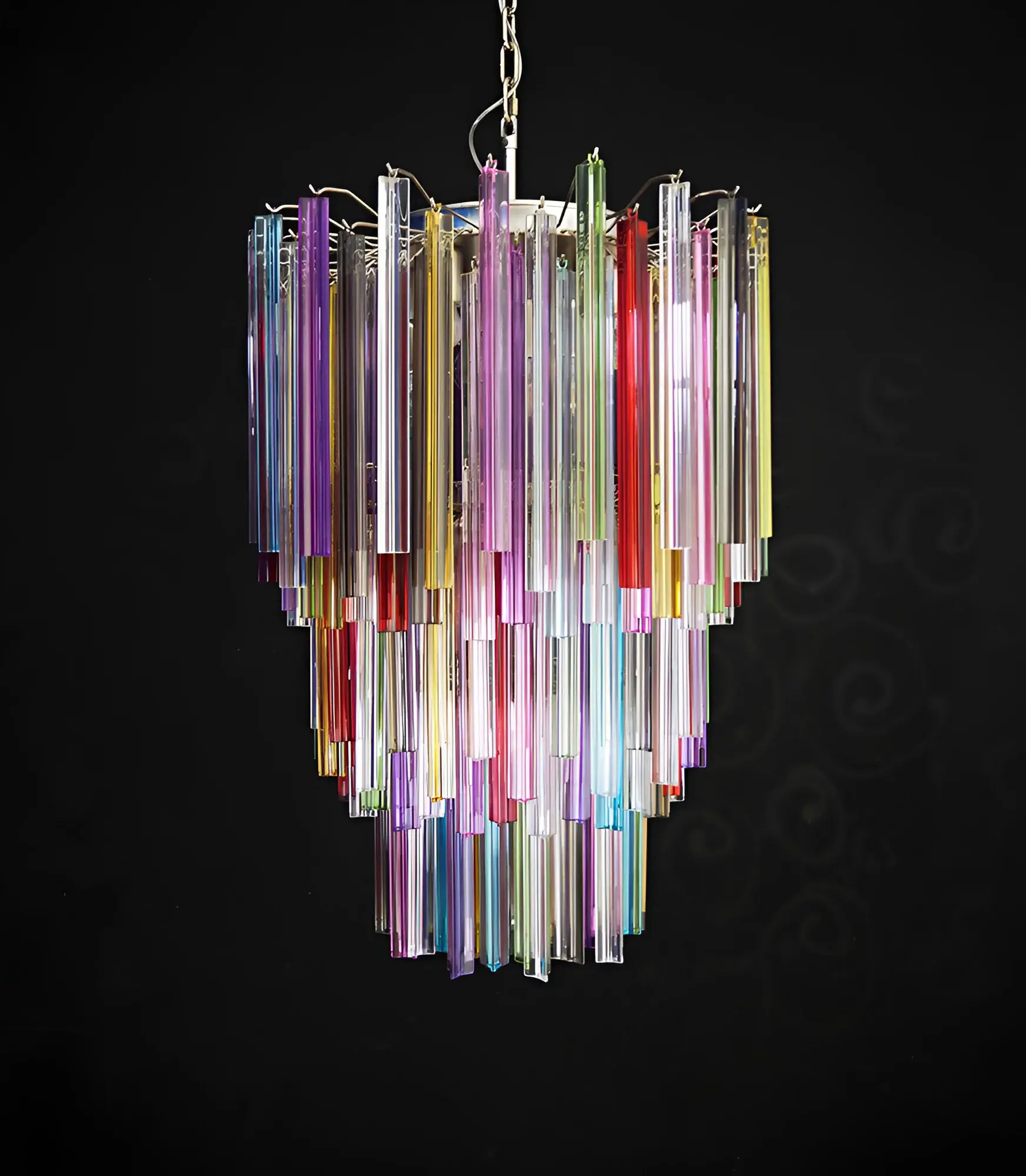 Fantastic Murano Prisms Multicolor Chandelier - Image 15