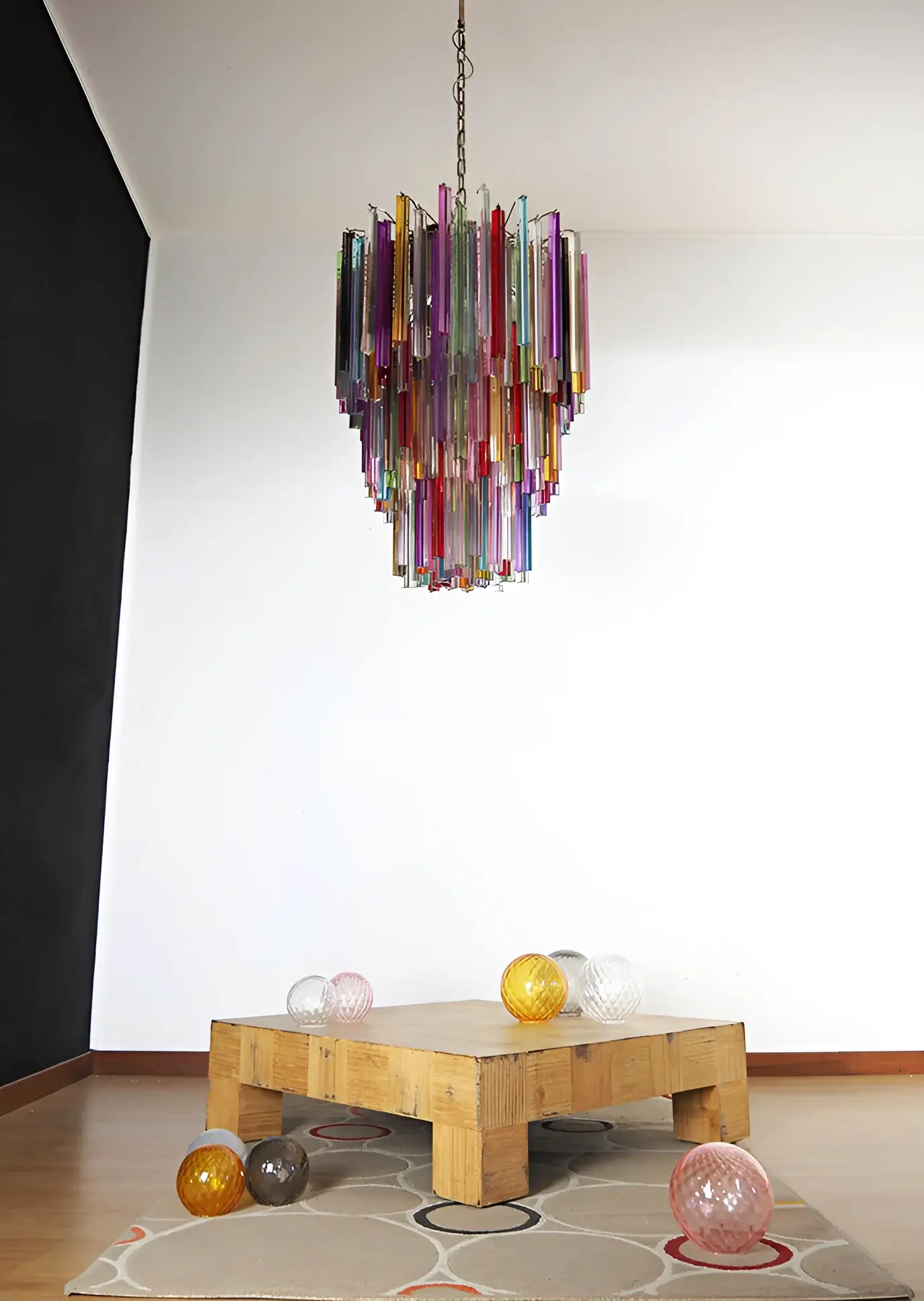 Fantastic Murano Prisms Multicolor Chandelier - Image 4