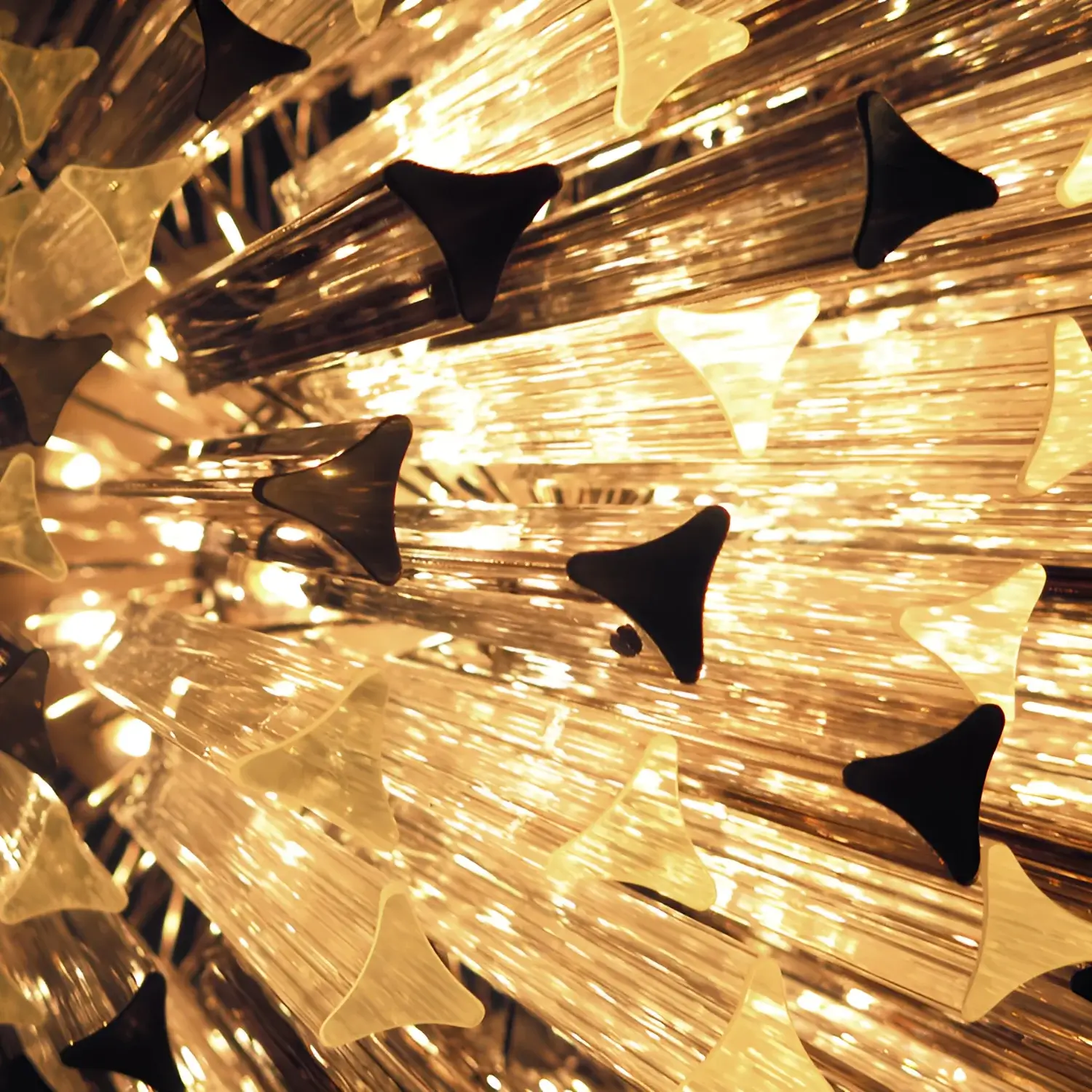 Fantastic Murano Prisms Smoked Transparent Chandelier - Image 11