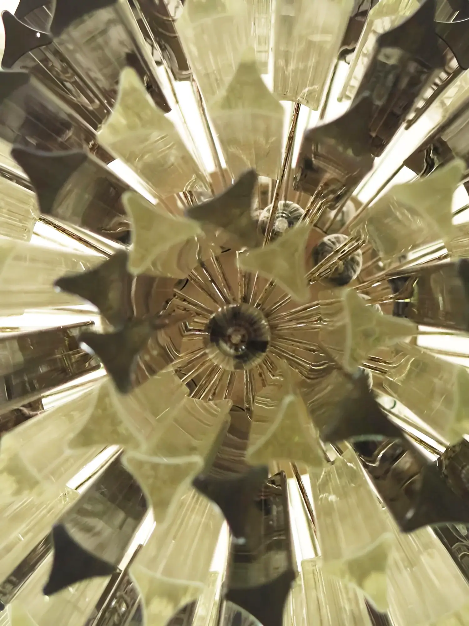 Fantastic Murano Prisms Smoked Transparent Chandelier - Image 12